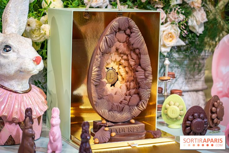 Pâques Laduree 2026 : oeufs en chocolat floral, coffrets et créations exclusives - photos