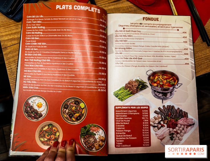 Cơm Niêu Quán, le nouveau restaurant vietnamien Paris 13e - carte - menu