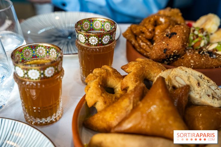 Gamra, le restaurant marocain Paris 17e - pâtisseries orientales - thé vert