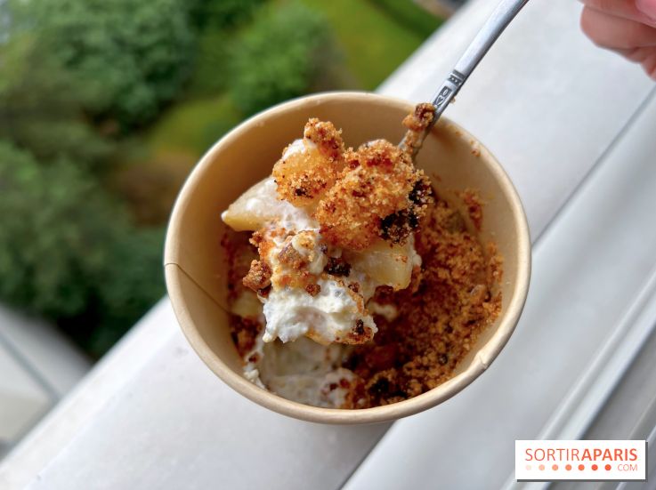 Trigo - Mascarpone, poire, crumble