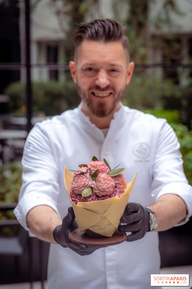 L'Oeuf de Pâques floral du Mandarin Lutetia Paris 2026 par Nicolas Guercio - photos