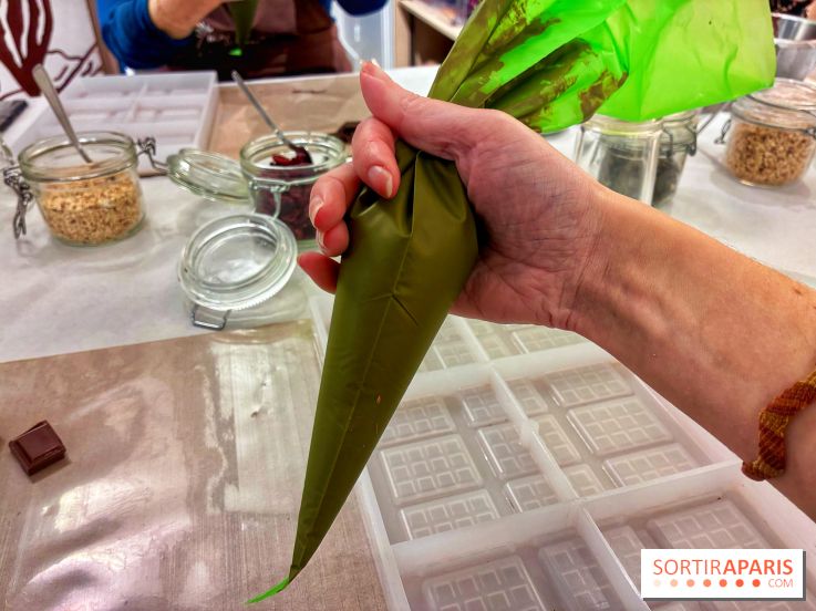 Atelier fabrication de tablettes Mon Jardin Chocolaté