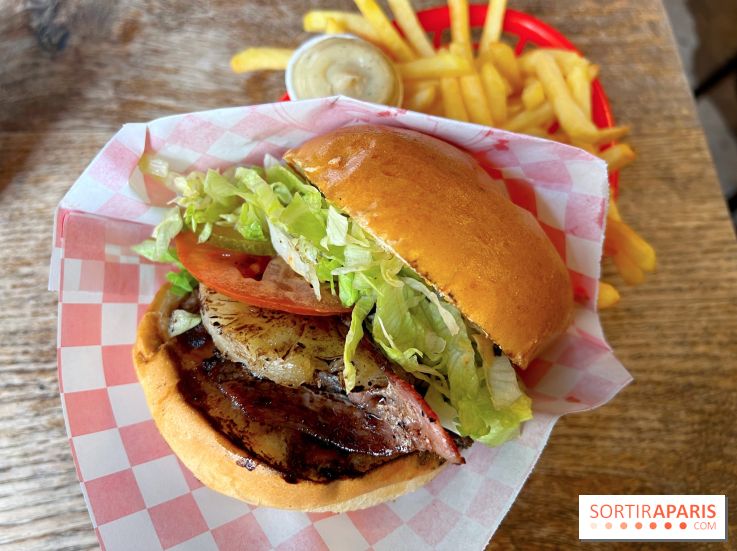 Numéro 10 - Smash burger ananas