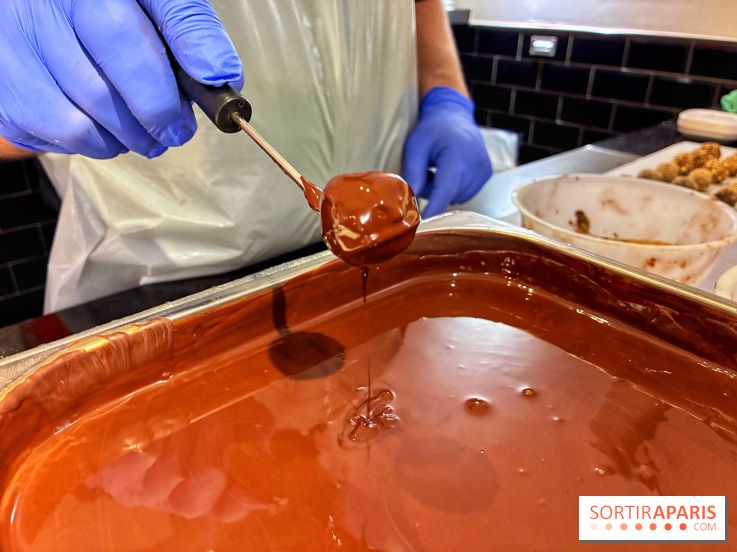 Atelier rocher praliné Edwart Chocolatier
