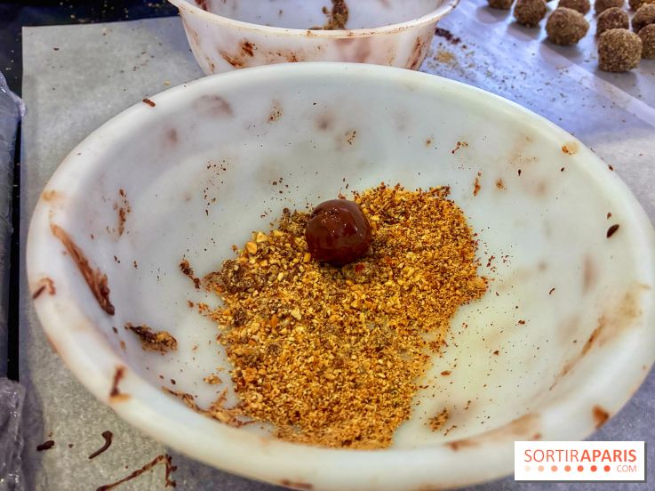 Atelier rocher praliné Edwart Chocolatier