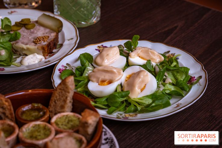 L'Auberge Nouvelle restaurant à Tremblay-sur-Mauldre dans les Yvelines - photos - oeufs mayonnaise