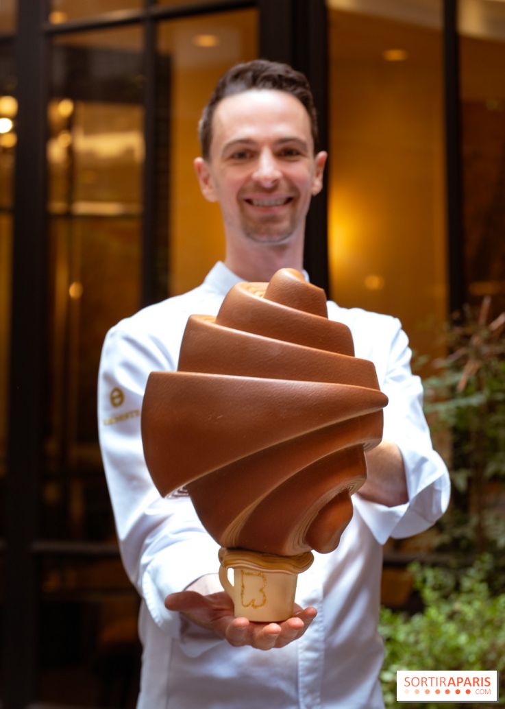 L'oeuf de Pâques du Burgundy 2026 par Léandre Vivier : le café-croissant - photos