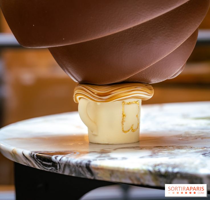 L'oeuf de Pâques du Burgundy 2026 par Léandre Vivier : le café-croissant - photos - A7C08440