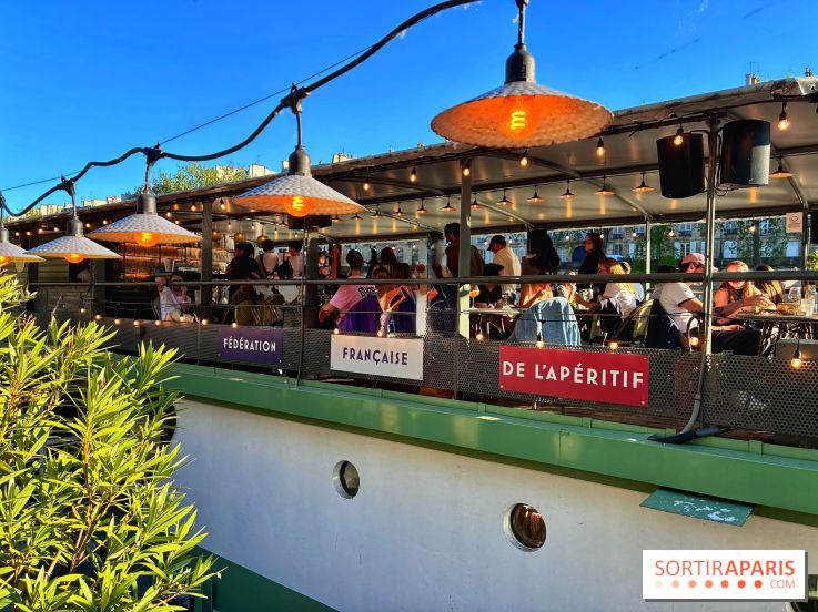 Une péniche-guinguette dédiée à l'apéro sur les quais de Seine