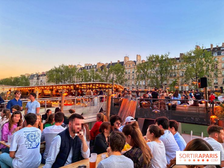 Une péniche-guinguette dédiée à l'apéro sur les quais de Seine