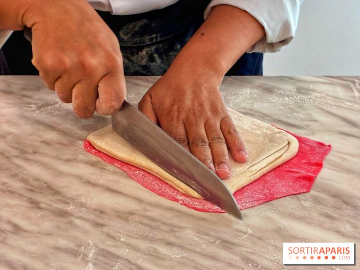 Atelier croissant bicolore