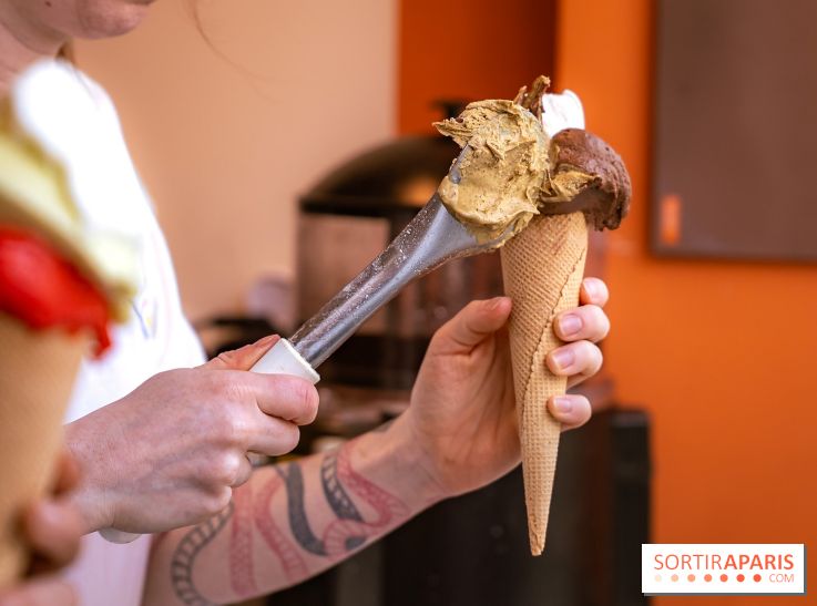 LaCrèma gelato, glacier artisanal près du Jardin du Luxembourg et du Panthéon - photos - A7C03471