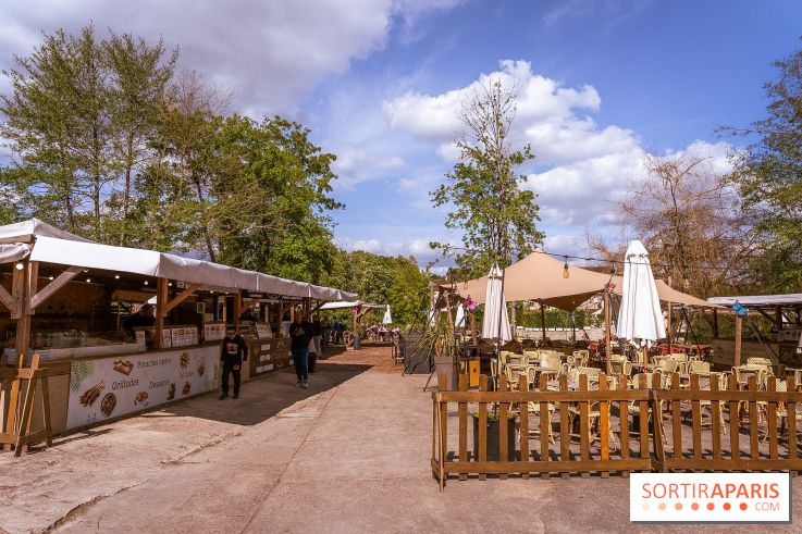 La terrasse du Moulin de Nemours, la guinguette estivale en bord de Loing 77
