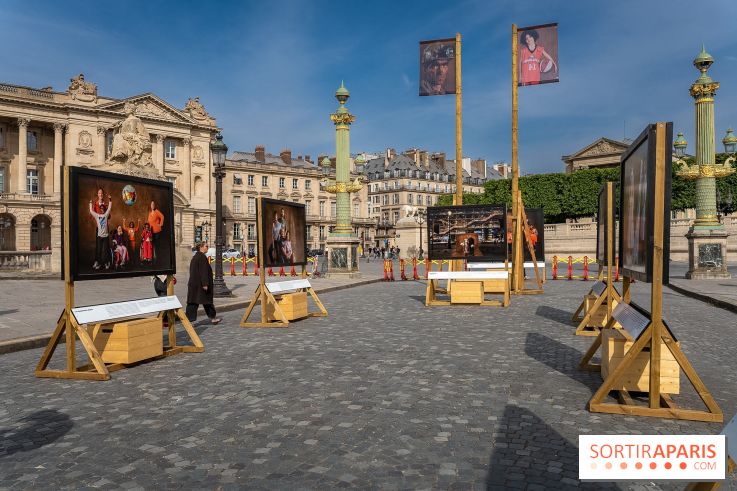 Exposition 'Vivre Ensemble' de Yann Arthus-Bertrand place de la Concorde - les photos