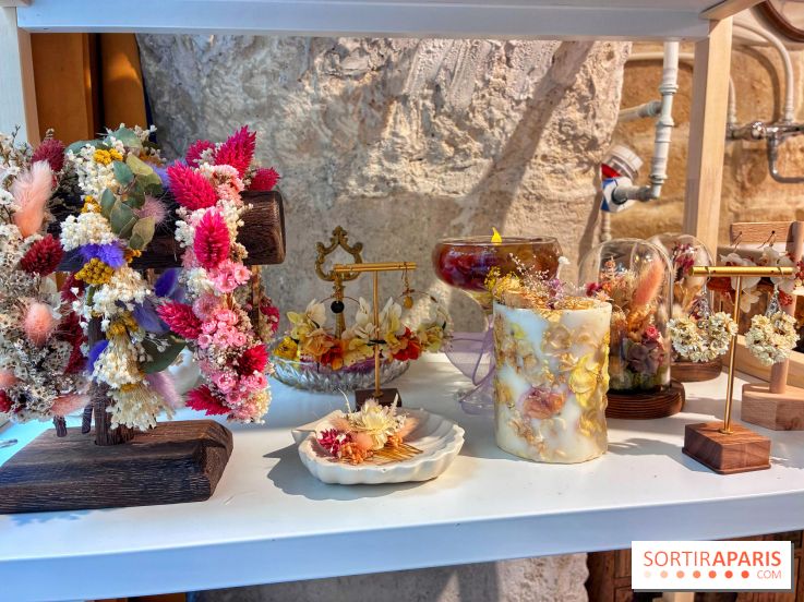 Atelier bougeoir fleurs séchées