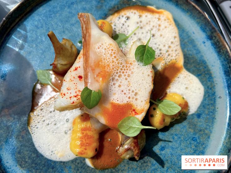 Rooster - Lotte, gnocchis, lard de Colonnata