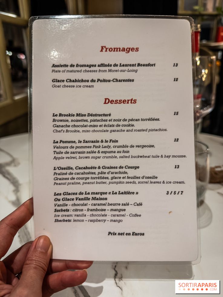 L'Orée des Sablons, restaurant à Fontainebleau - photos - menu - carte