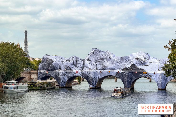 La Caverne du Pont Neuf : le montage de l’installation géante de JR démarre à Paris