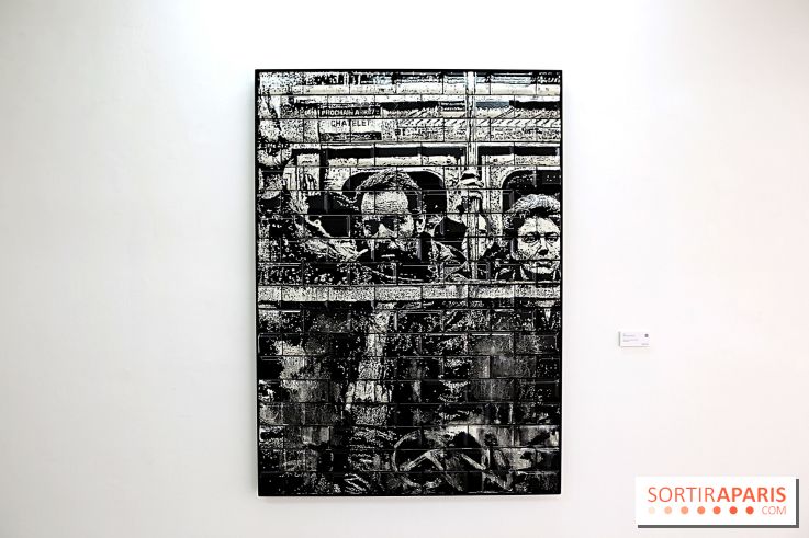 Vhils : nos photos de son exposition à la galerie Danysz à Paris - Seth Expo 10