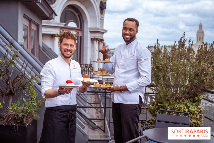 Le tea time de printemps été du Printemps au Bleu Coupole par Bryan Esposito et Xavier Pistol
