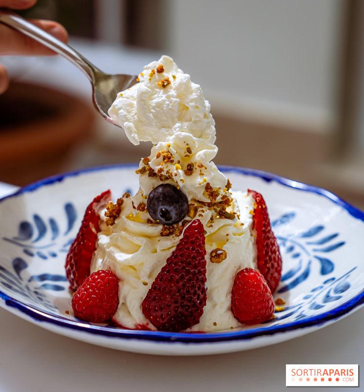 Chez Gina, le restaurant italien caché de Fontainebleau, dessert Fontainebleau aux fruits