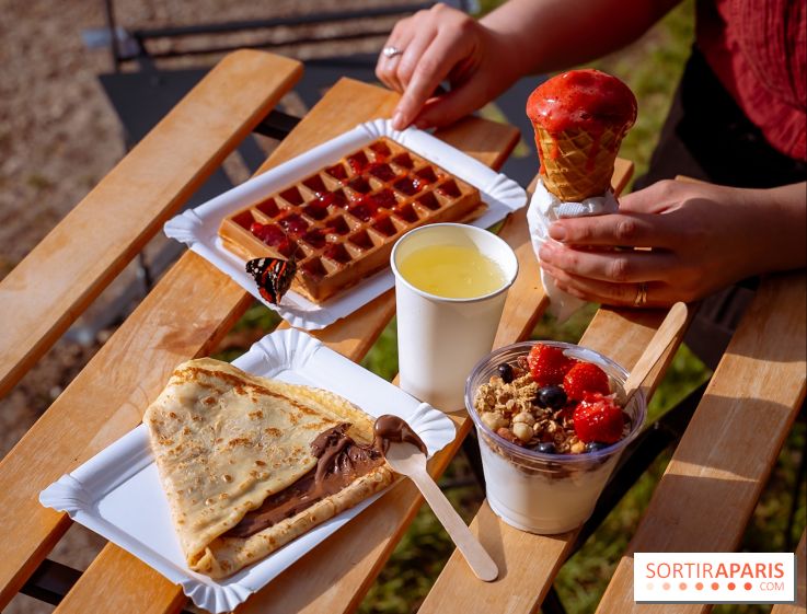 Guinguette du dispensaire et Foodtruck des Écuries au parc du Dispensaire de Sartrouville dans les Yvelines - photos