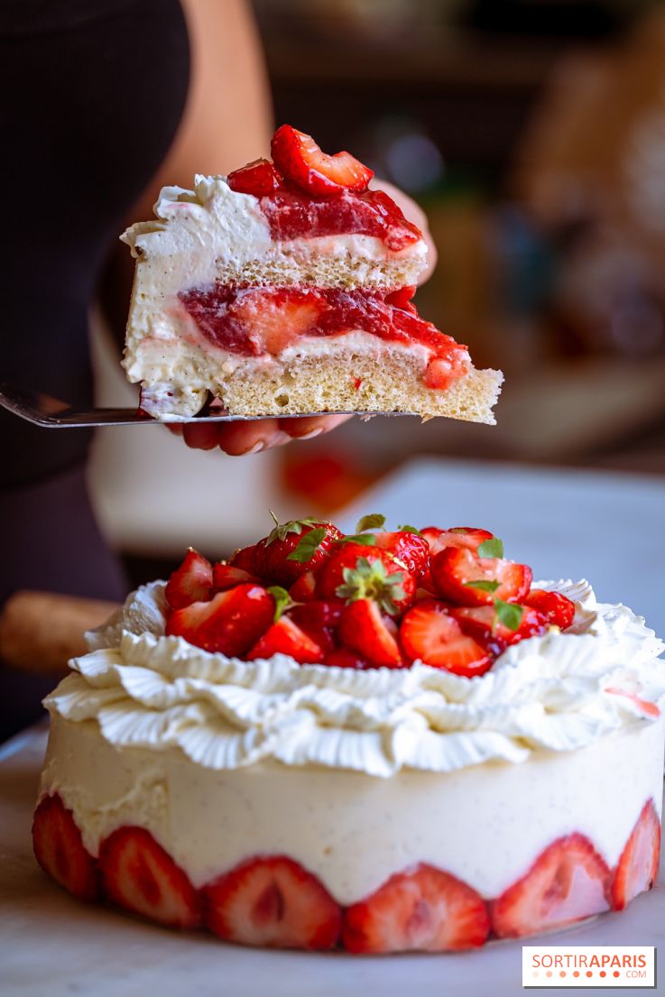Les pâtisseries de Nour Kandler, la collection estivale en photos - fraisier
