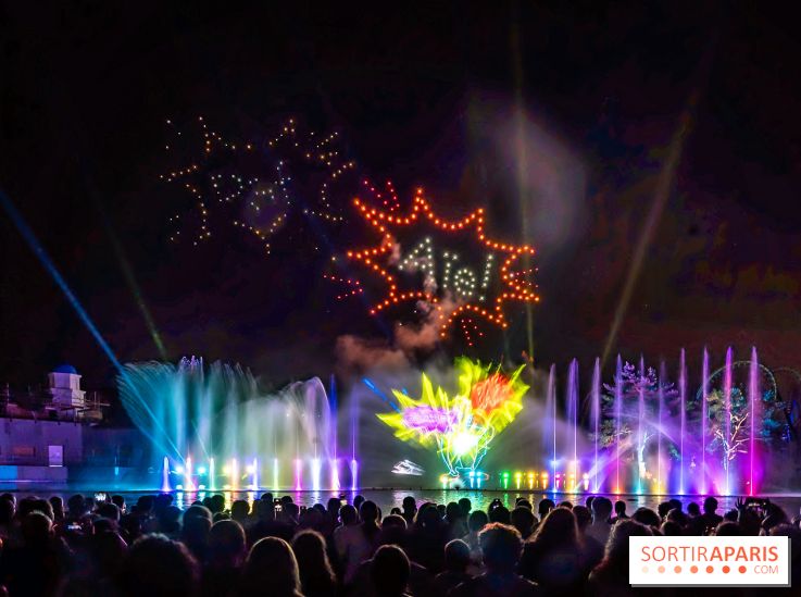 Parc Astérix : spectacle de drones, jets d'eau et feux d'artifice et nouveautés 2026, les photos - aïe