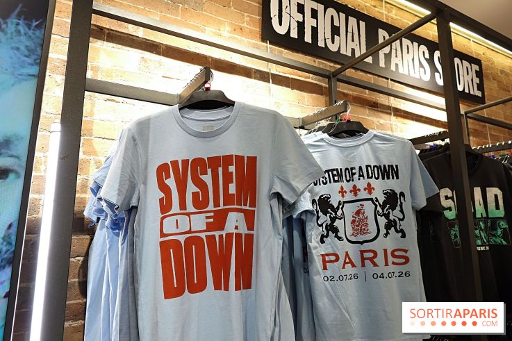 Pop-up store System of a Down à Paris - nos photos
