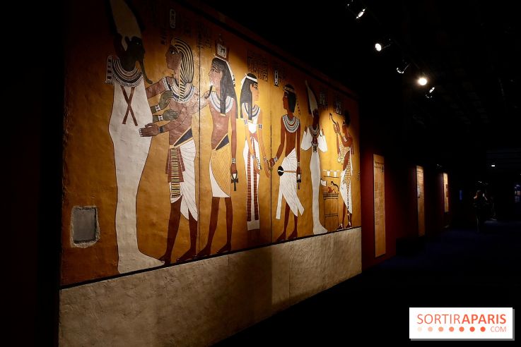 Les figures peintes de la chambre funéraire - Toutankhamon : son tombeau et ses trésors