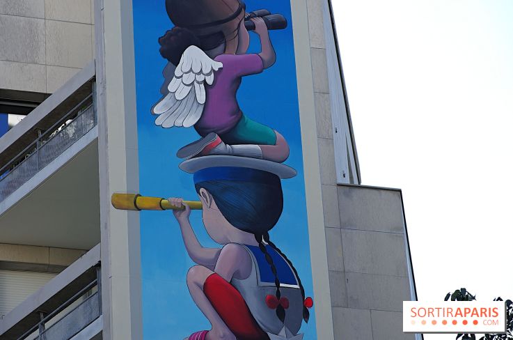 Seth, nos photos de sa nouvelle fresque monumentale à admirer dans le 19e à Paris - Seth 3