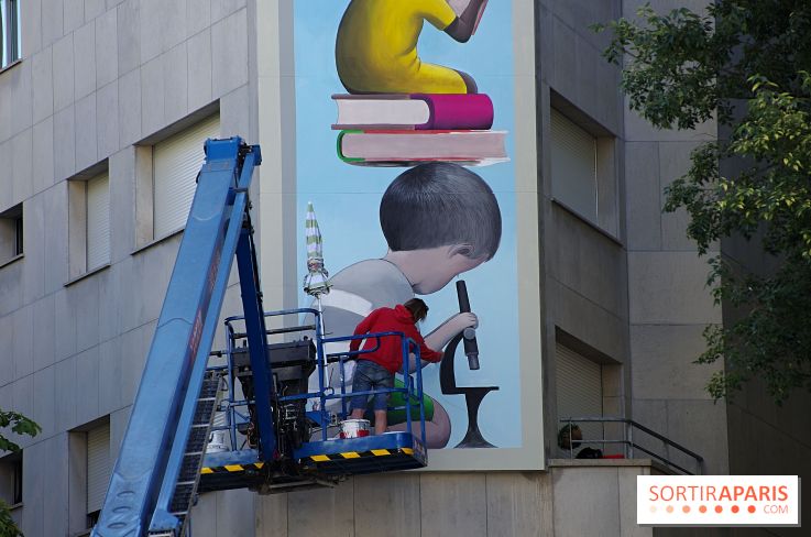 Seth, nos photos de sa nouvelle fresque monumentale à admirer dans le 19e à Paris - Seth 7