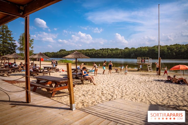 La plage et guinguette des Étangs de Hollande - photos