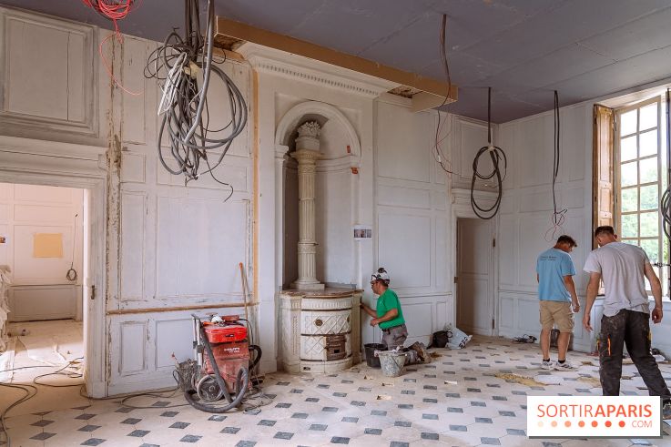 Le château de Plaisir dans les Yvelines se transforme en conservatoire - photos