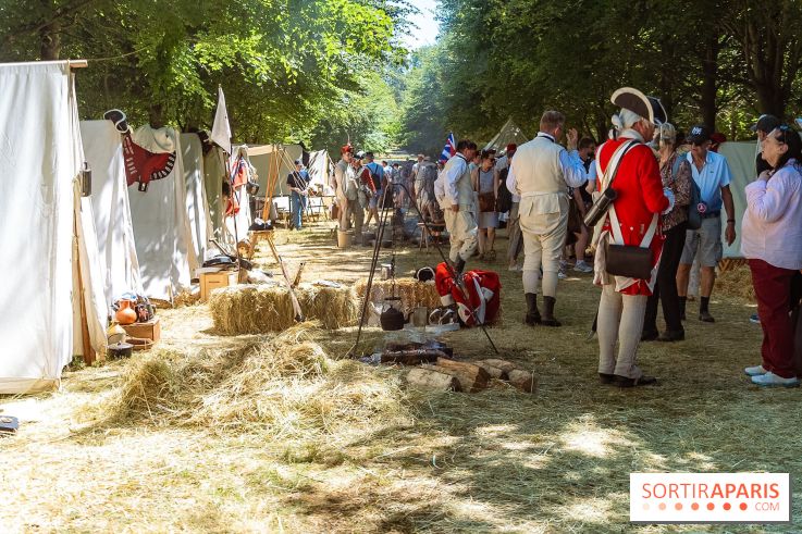 L'Amérique et Versailles, les photos du plus grand campement et reconstitution historique