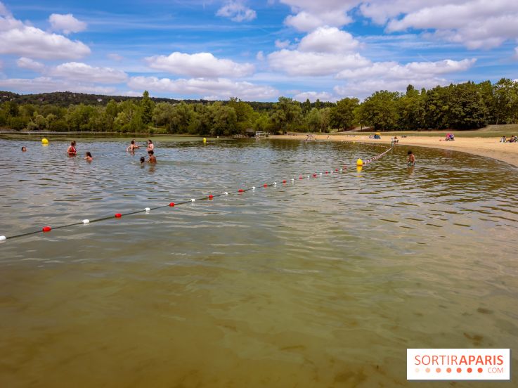 Île de loisirs du Val de Seine dans les Yvelines, plage, baignade et activités - photos