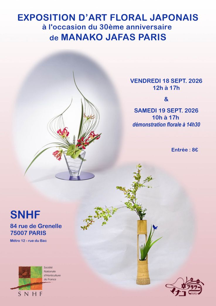 L’art floral japonais à l’honneur : plongez dans la poésie végétale au cœur de Paris !