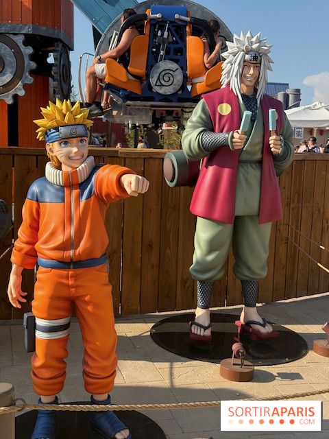 Naruto et Jiraya à Konoha Land