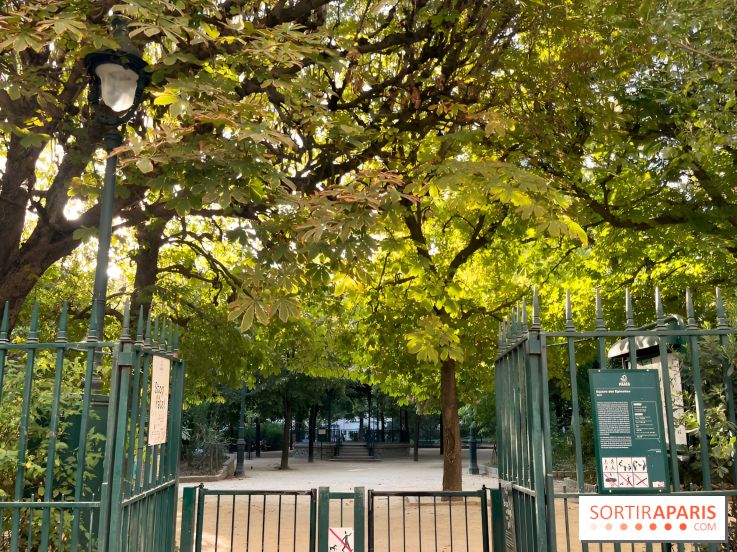 Square des Epinettes, le parc caché du 17e