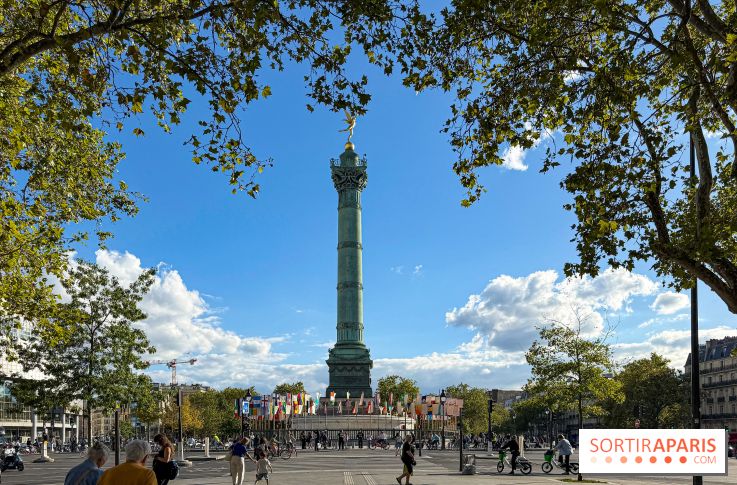 La Re-prise de la Bastille, 196 drapeaux recyclés autour de la Colonne de Juillet pour la Paris Design Week 2026
