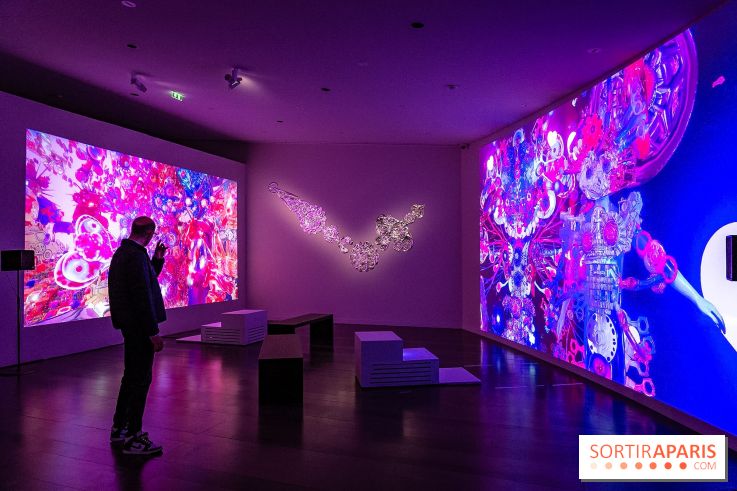 Le Large sur l'Ile Seguin : exposition Moteurs Imaginaires