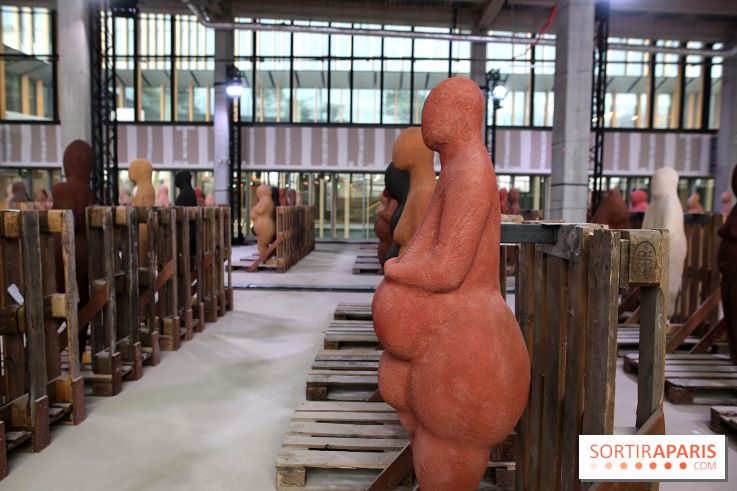Les Vénus dionysiennes de Prune Nourry à la gare Saint-Denis - Pleyel, nos photos