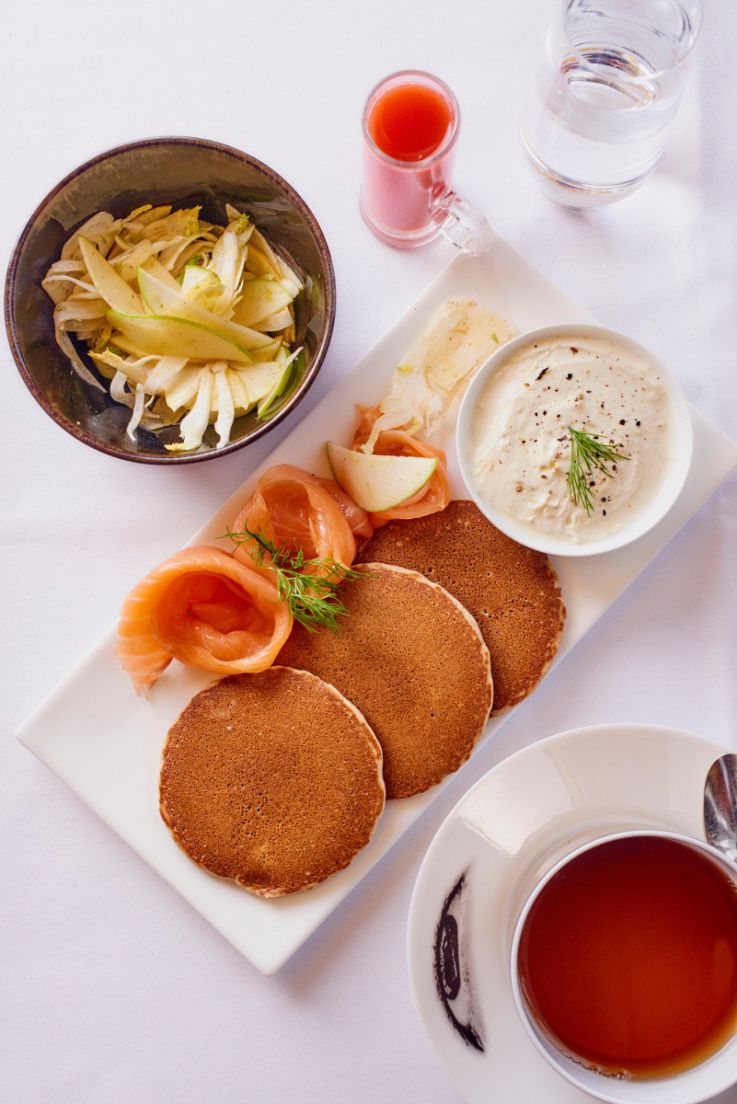 Petit déjeuner "healthy" au Royal Monceau