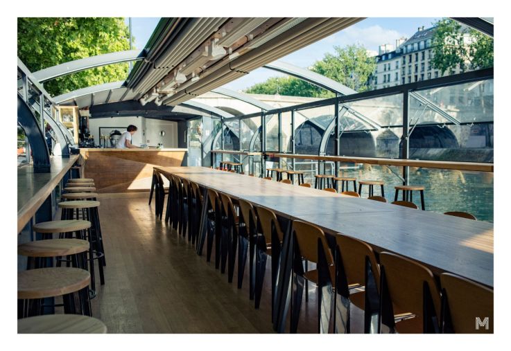 Les Maquereaux : péniche iodée de l'Hôtel de Ville