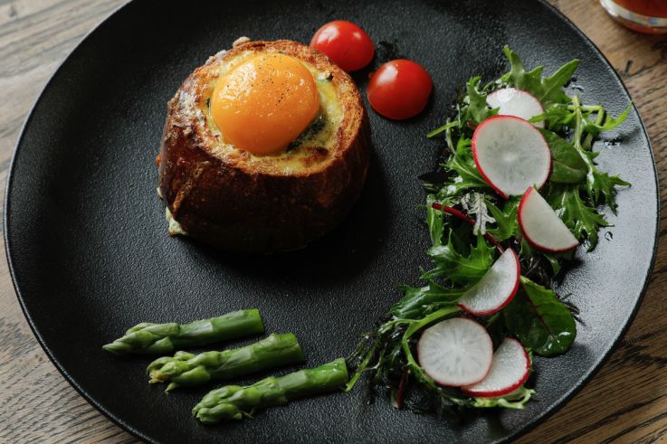 Un petit-déjeuner au 7ème ciel au restaurant du Terrass" Hôtel