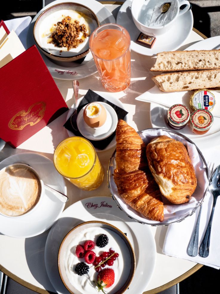 Le petit-déjeuner parisien de Chez Julien