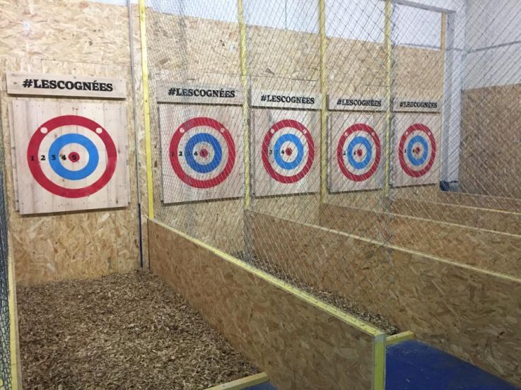 Les Cognées lancer de hache à Pariq