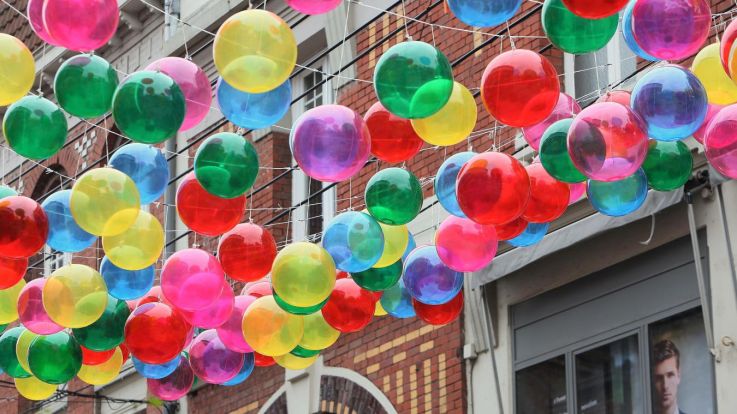 Ballons Multicolores Paris