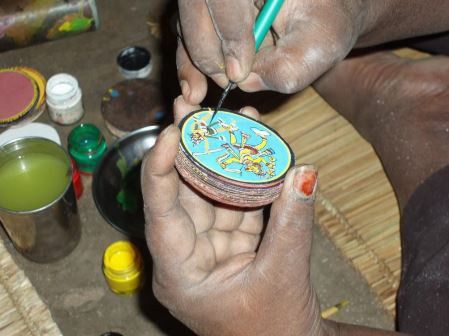 Ganjifas, cartes à jouer indiennes au Musée de la Carte à Jouer