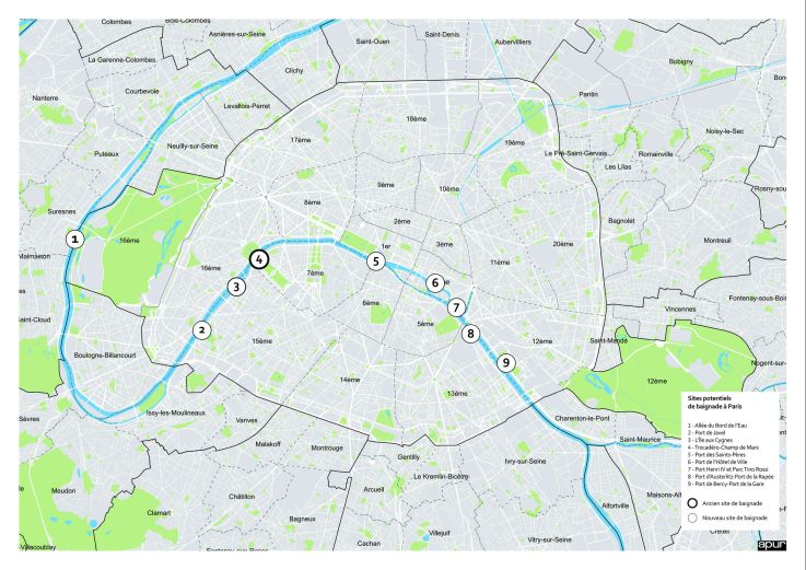 Où nager dans la Seine ? 9 sites de baignade étudiés dans Paris 